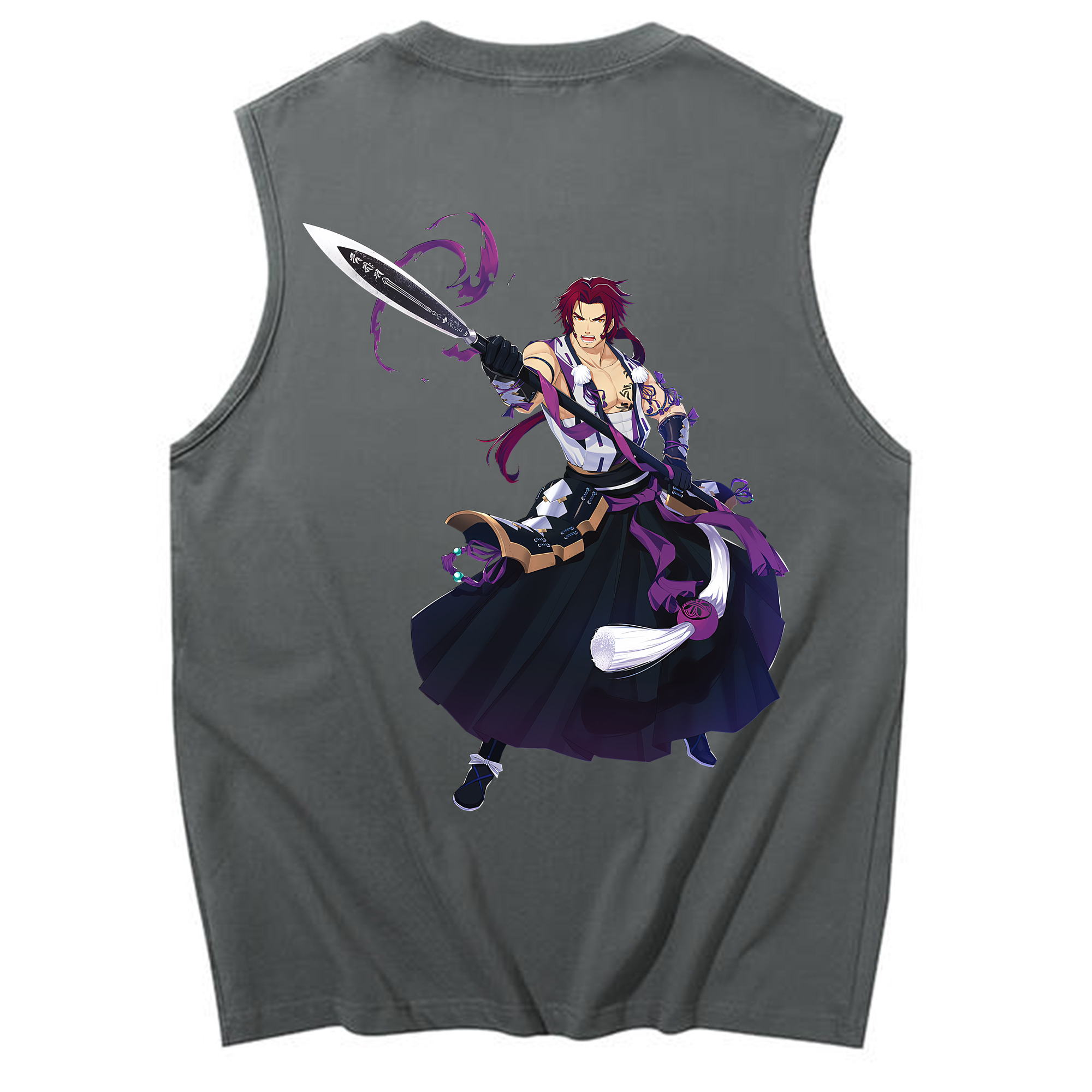 （画像用） 刀剣乱舞 Touken Ranbu コットン100％タンクトップ（背面プリント）